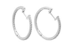 1" Diamond Hoops inside/out